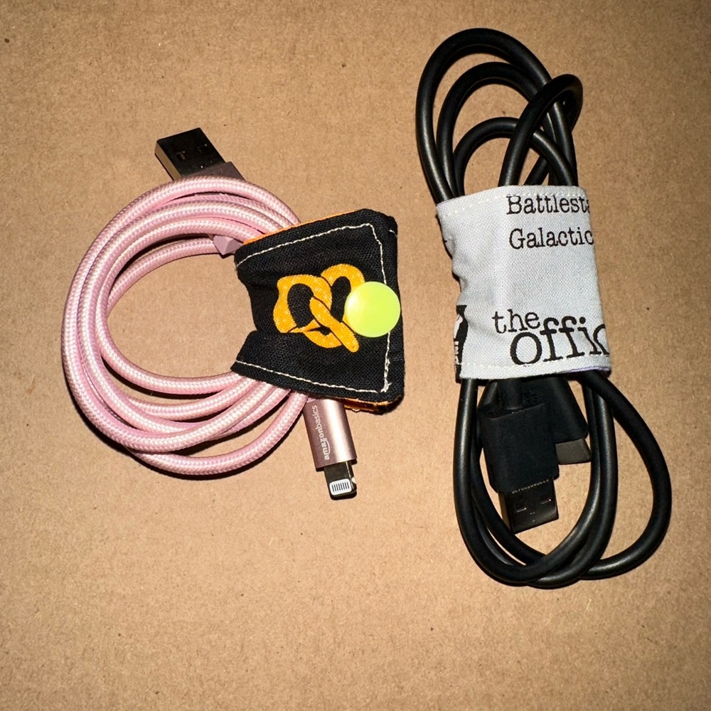 Handmade Cord Savers- Set of 2 The Office themed